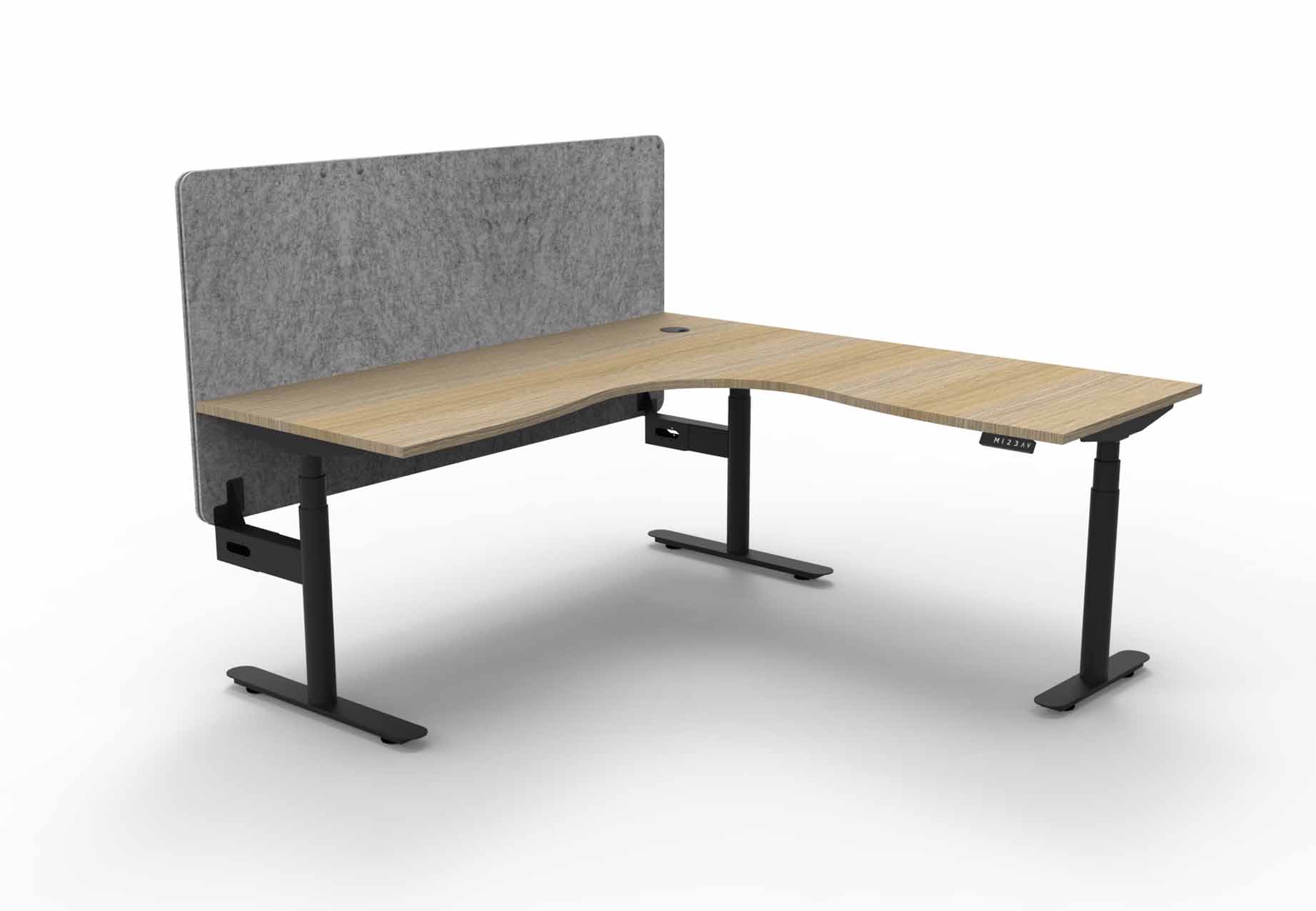 Halo+ Corner Workstation -  with Eco Screen